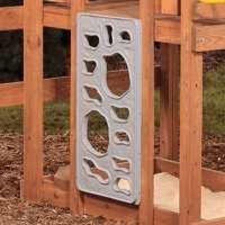 PLAYSTAR PLAYSTAR PS 8870 Vertical Climber, HDPE, Gray, For 48 in, 60 in Playdeck PS 8870